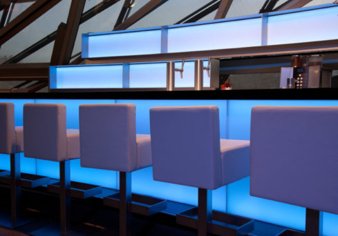 Lighting control systems and lighting design by Visionworks in London.